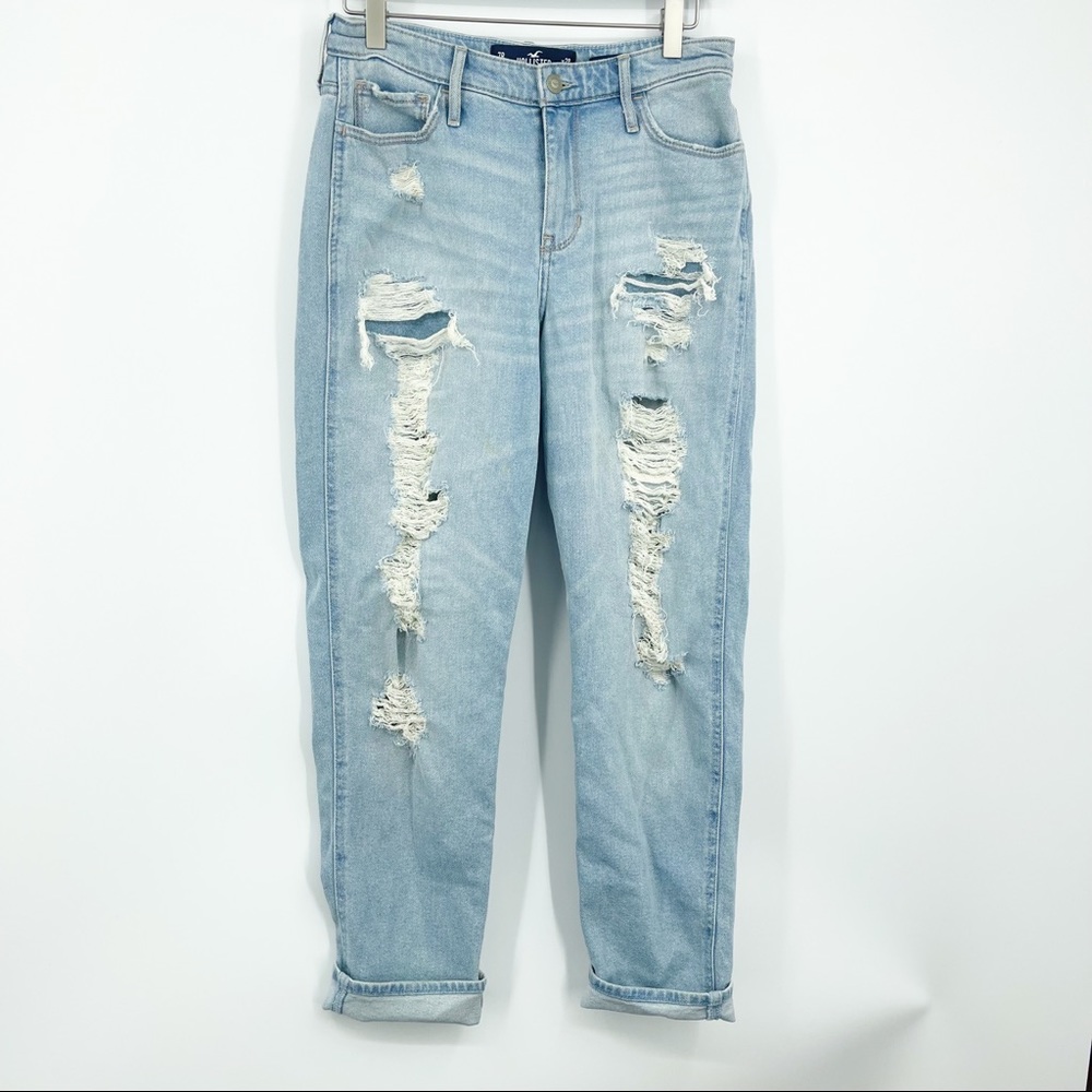 Hollister High Rise Mom Jeans SZ 7